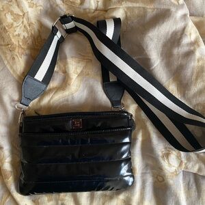 Think Royln Black Puffer Crossbody